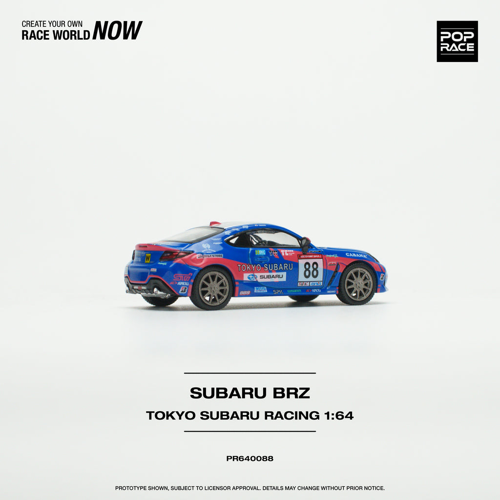 SUBARO BRZ TOKYIO SUBARU RACING 1/64