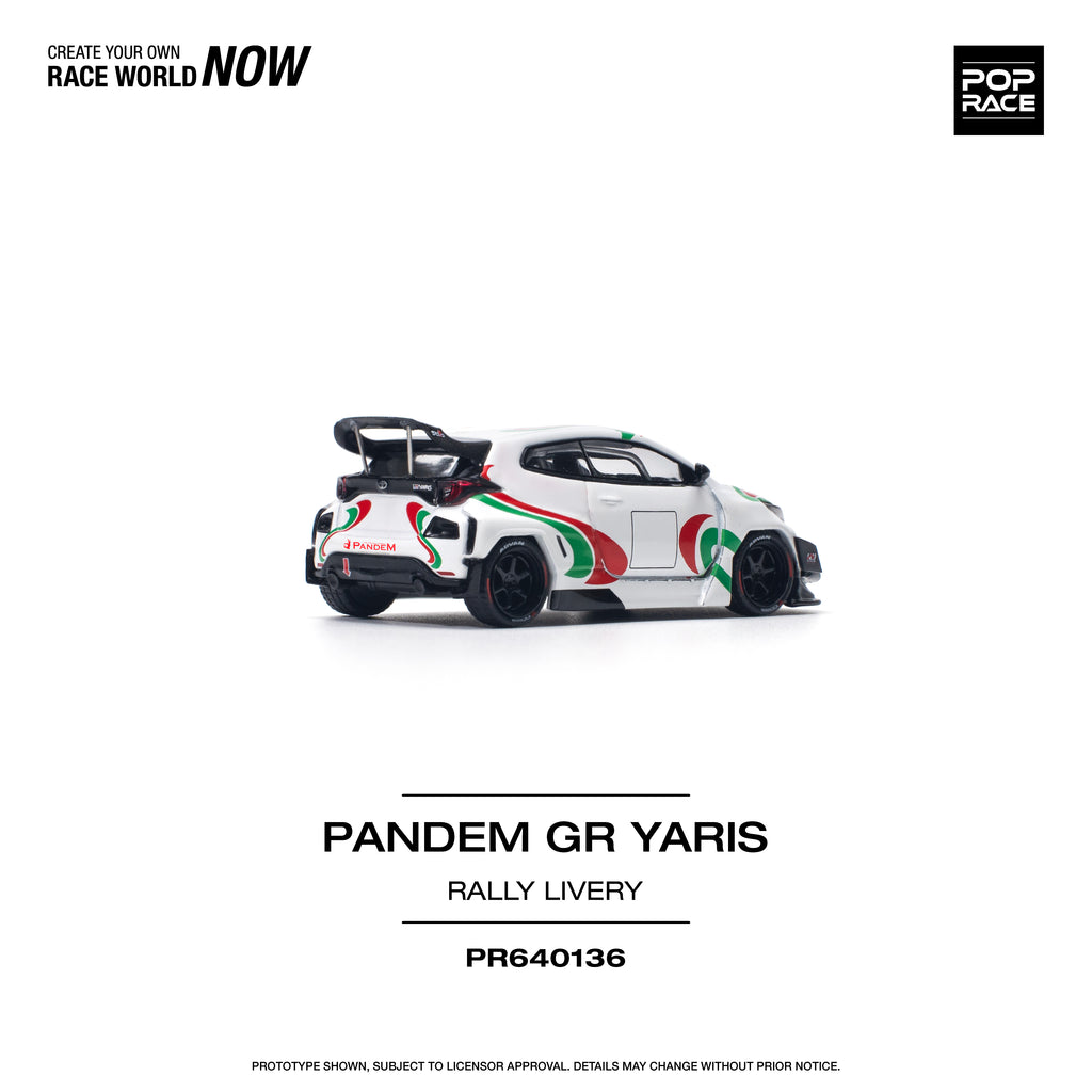 PANDEM GR YARIS RALLY LIVERY 1/64