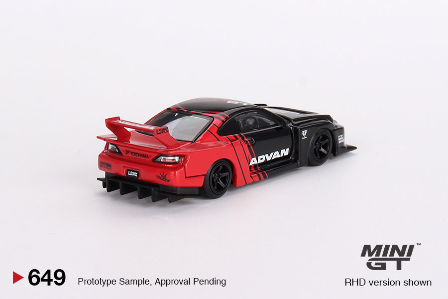 Mini GT 1:64 Nissan LB-Super Silhouette S15 SILVIA ADVAN – Exclusivas Mijo Blister