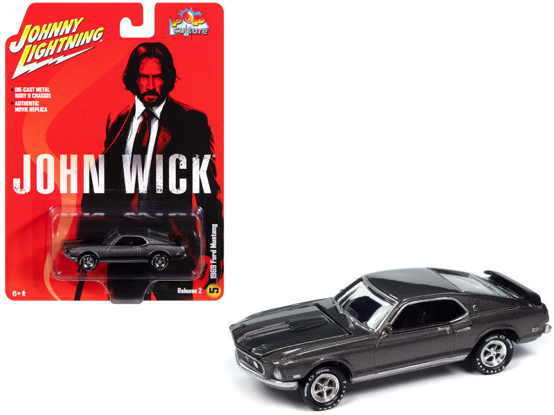 JOHNNY LIGHTNING 1/64 1969 FORD MUSTANG "JOHN WICK"