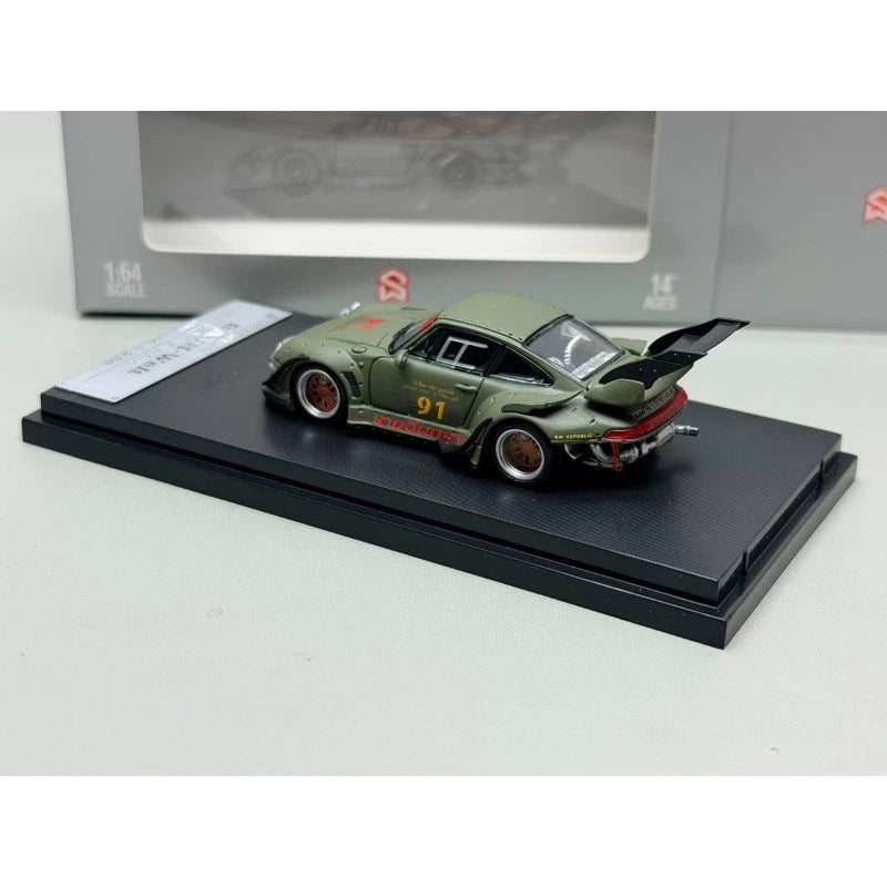 STREET WARRIOR PORSCHE RWB 993 MATTE GREEN V.2