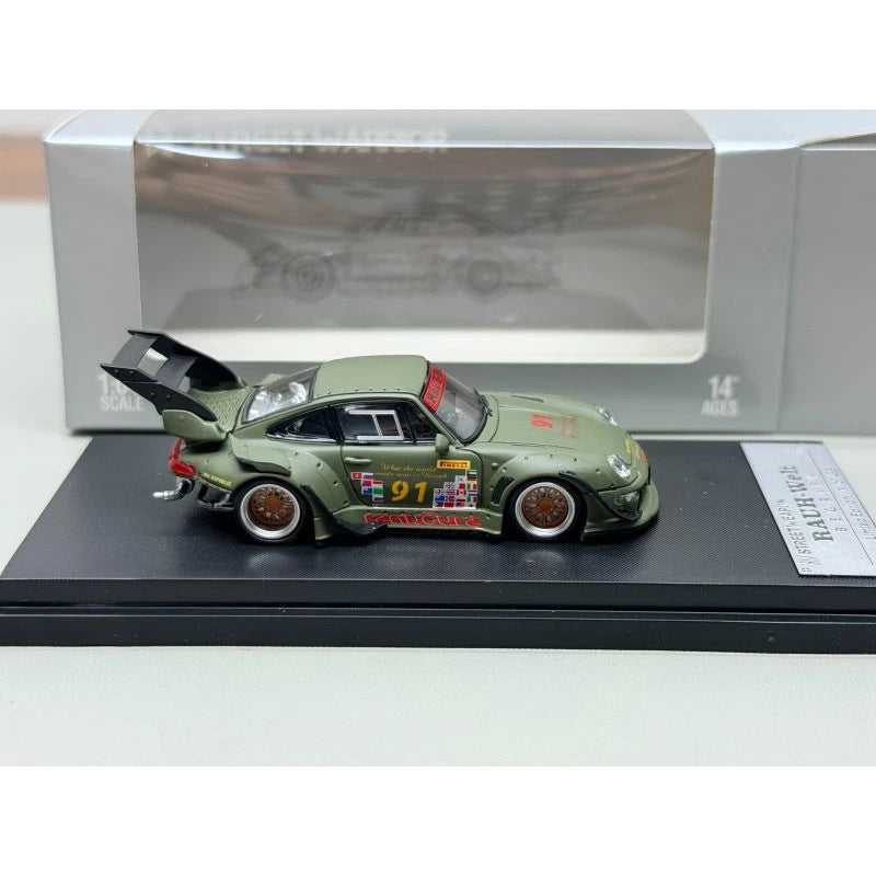 STREET WARRIOR PORSCHE RWB 993 MATTE GREEN V.2