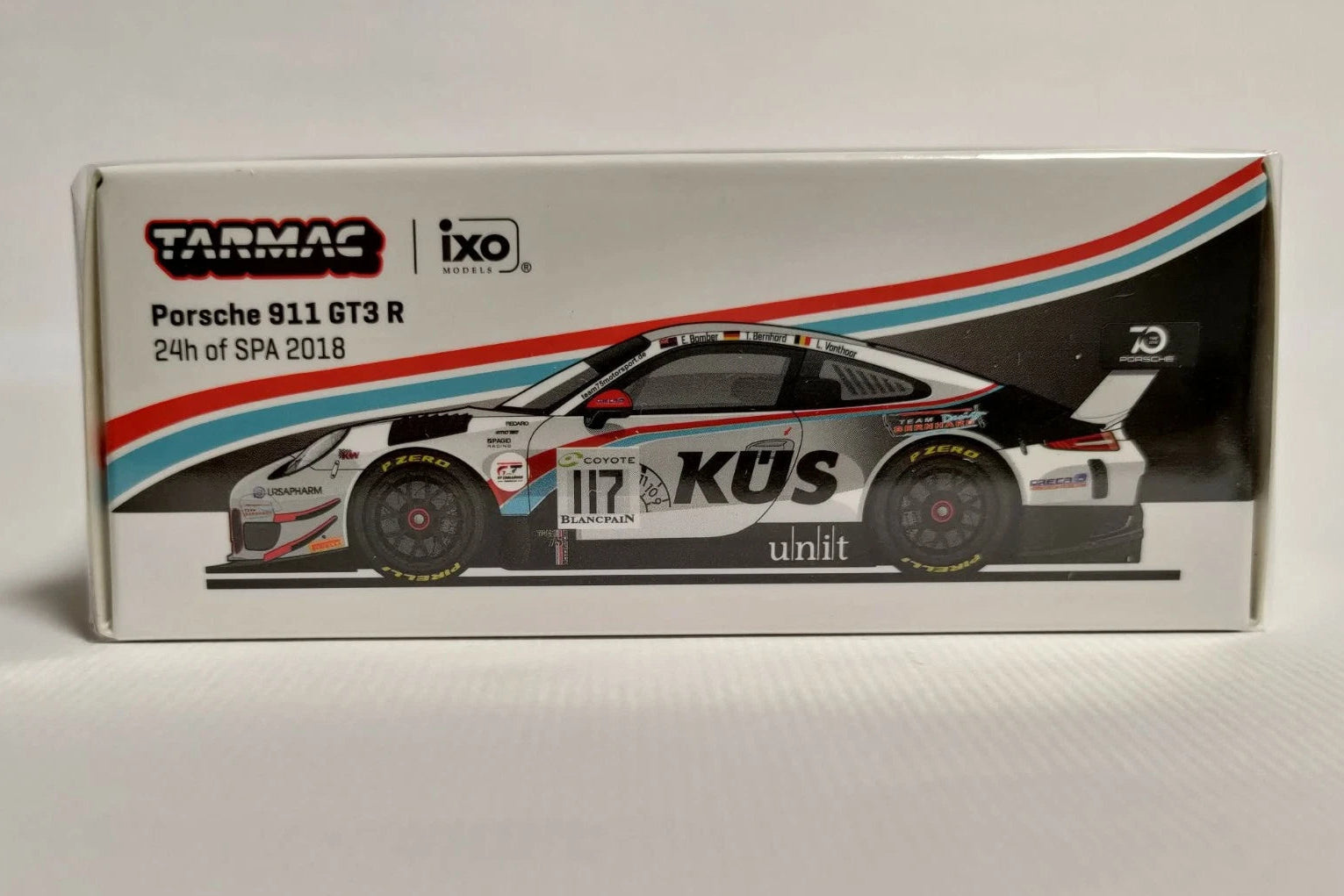 TARMAC 1/64 PORSCHE 911 GT3R 24H OF SPA 2018