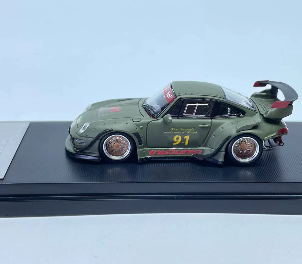 STREET WARRIOR PORSCHE RWB 993 MATTE GREEN V.1