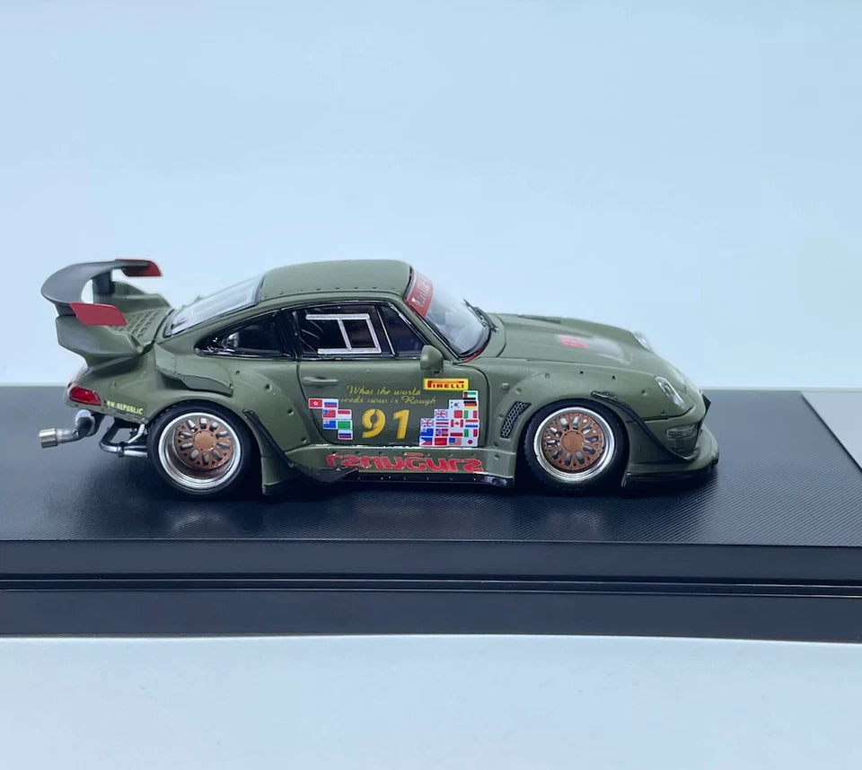 STREET WARRIOR PORSCHE RWB 993 MATTE GREEN V.1