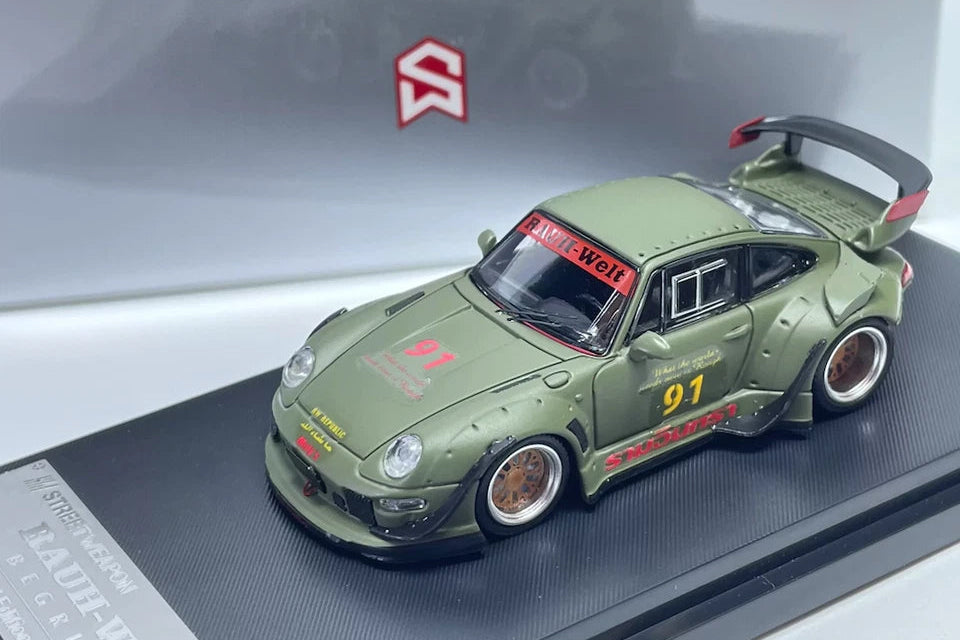 STREET WARRIOR PORSCHE RWB 993 MATTE GREEN V.1