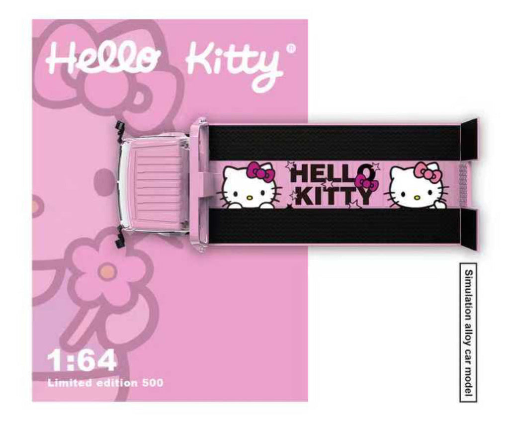 COOL CAR 1/64 HINO H300 FLATBED TRAILER HELLO KITTY