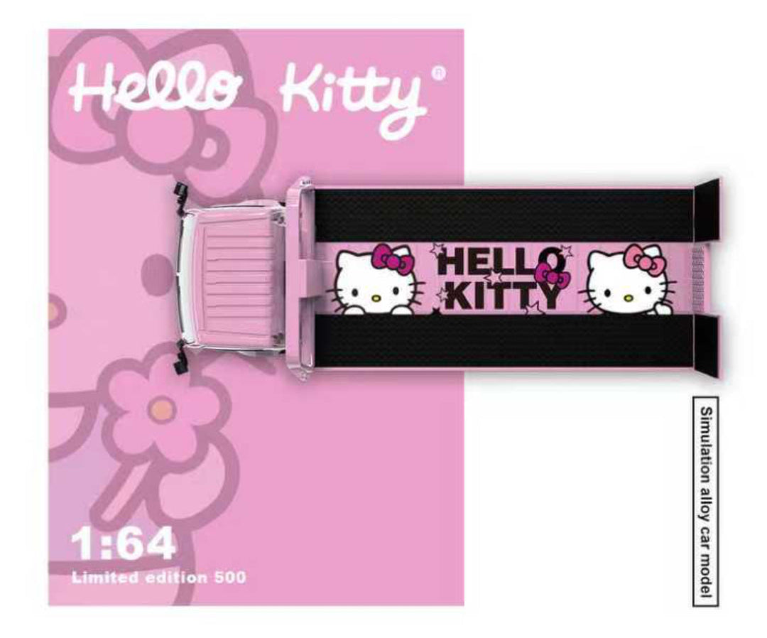 COOL CAR 1/64 HINO H300 FLATBED TRAILER HELLO KITTY