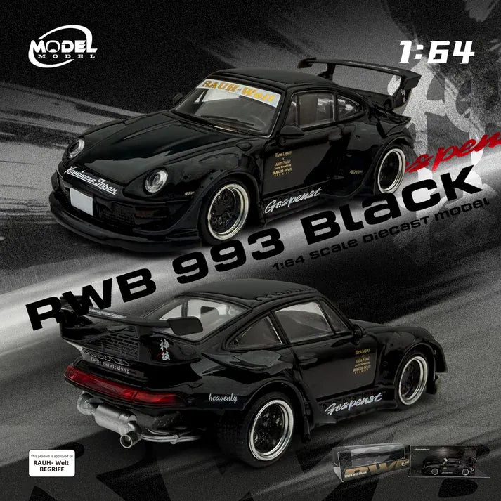 MODEL MODEL 1/64 RWB 993 NEGRO