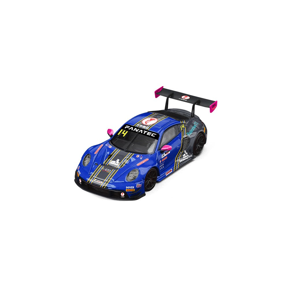 STAR RACE PORSCHE 911 GT3 R DARK BLUE RACING CAR #14