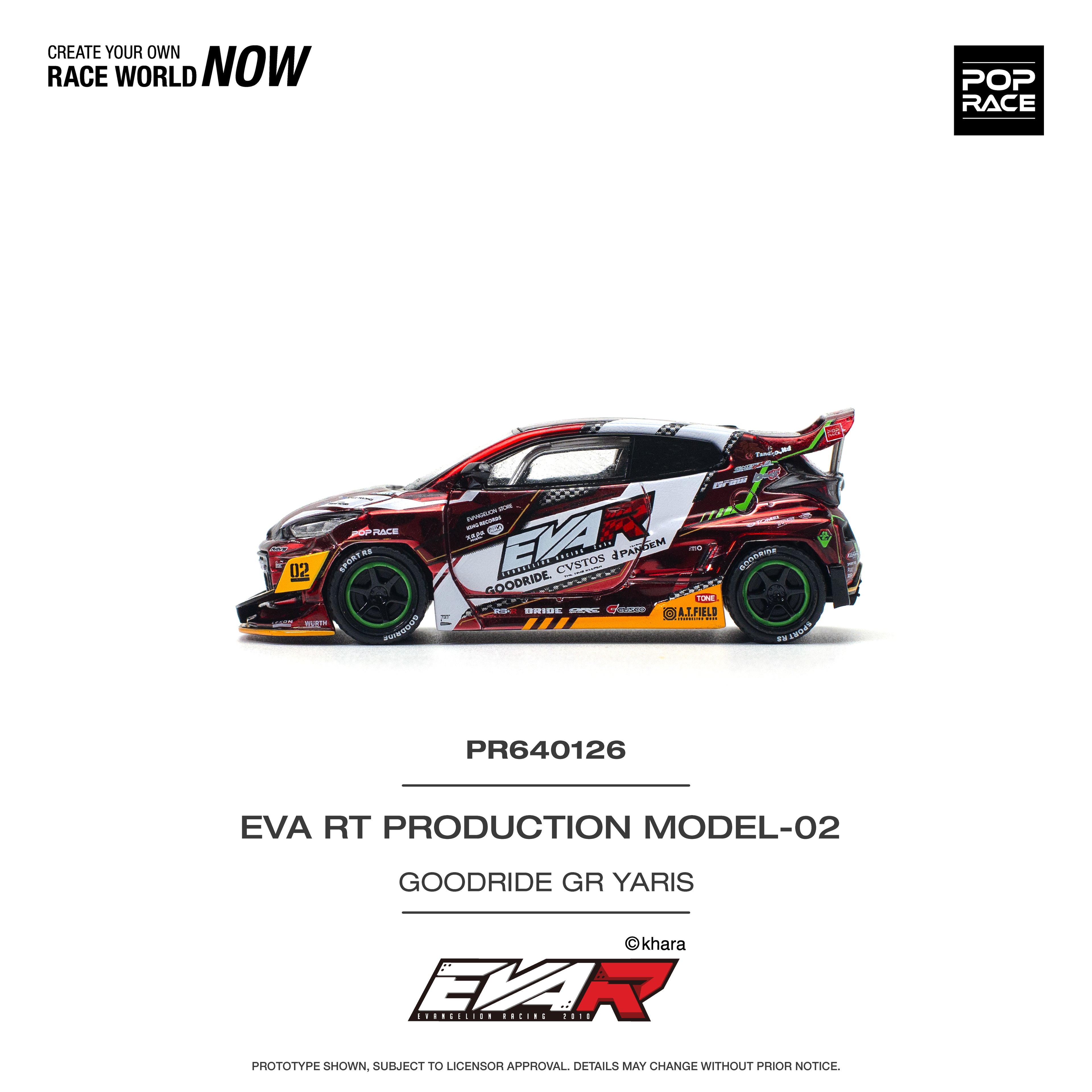 TOYOTA GR YARIS EVA RT  1/64