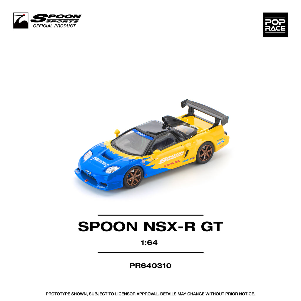 POP RACE 1/64 SPOON SPORTS NSX-R GT NA2