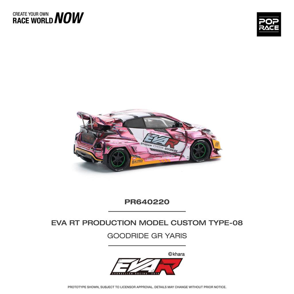 POP RACE 1/64 EVA RT PRODUCTION MODEL CUSTOM TYPE-08 GOODRIDE GR YARIS