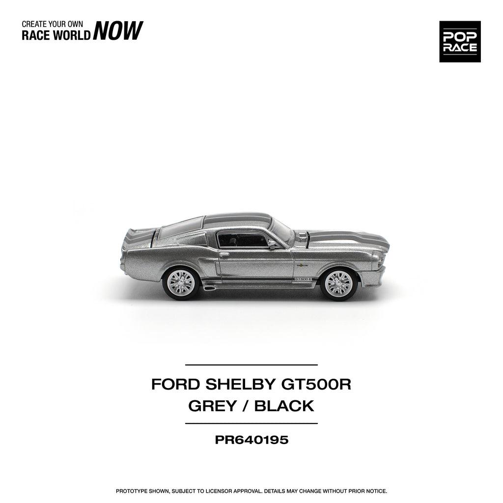 FORD SHELBY GT500R GREY/BLACK 1/64