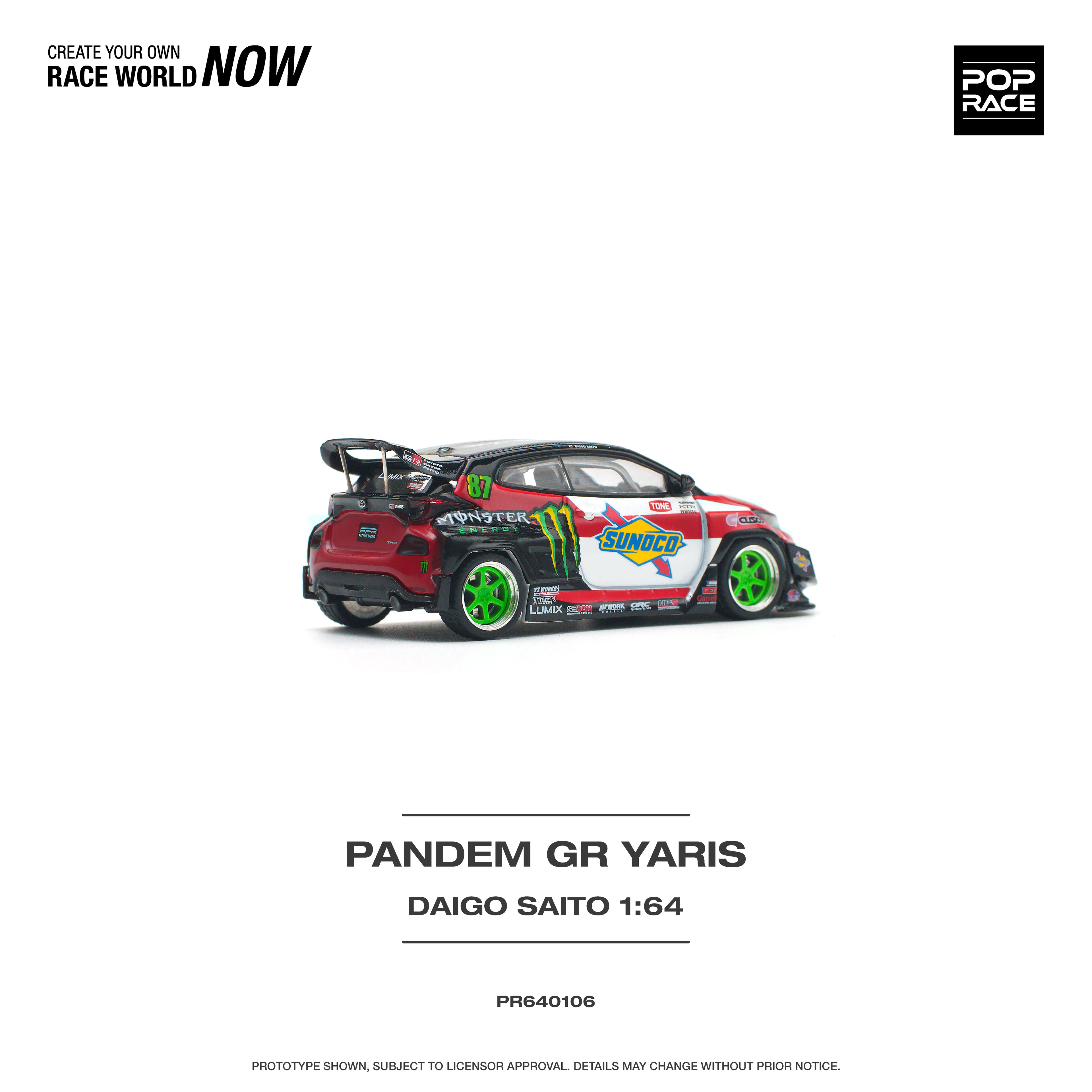 PANDEM GR YARIS DAIGO SAITO 1/64