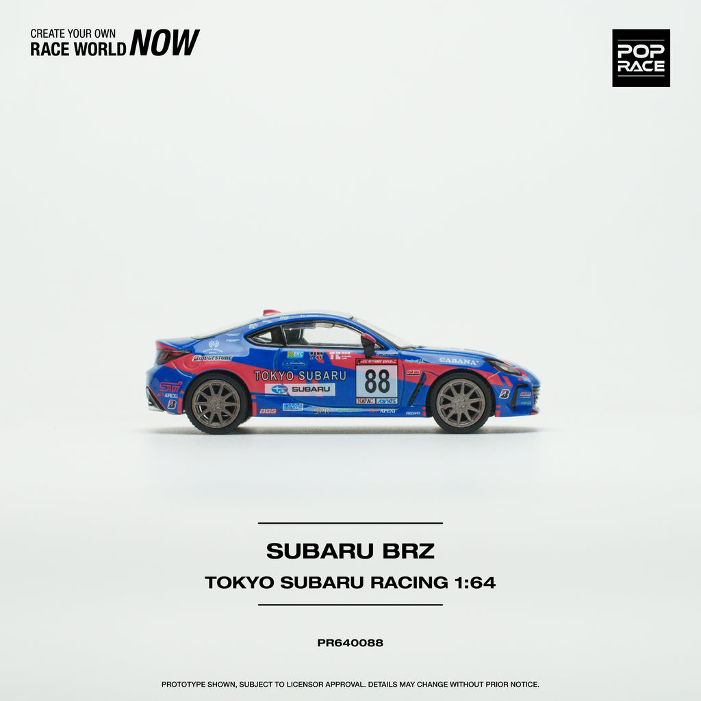 SUBARO BRZ TOKYIO SUBARU RACING 1/64