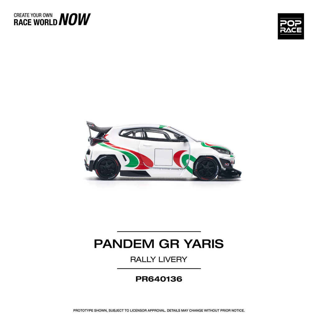 PANDEM GR YARIS RALLY LIVERY 1/64