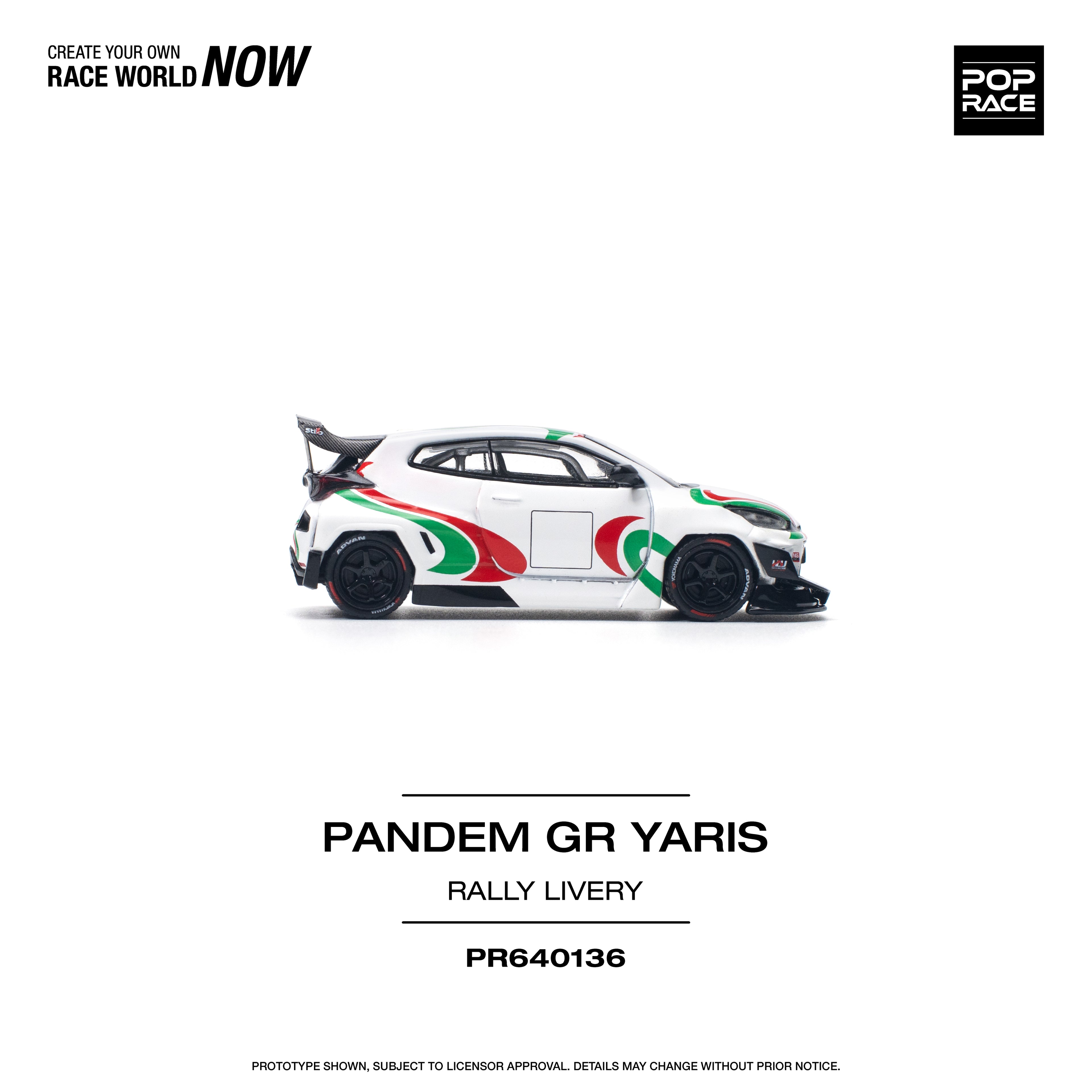 PANDEM GR YARIS RALLY LIVERY 1/64