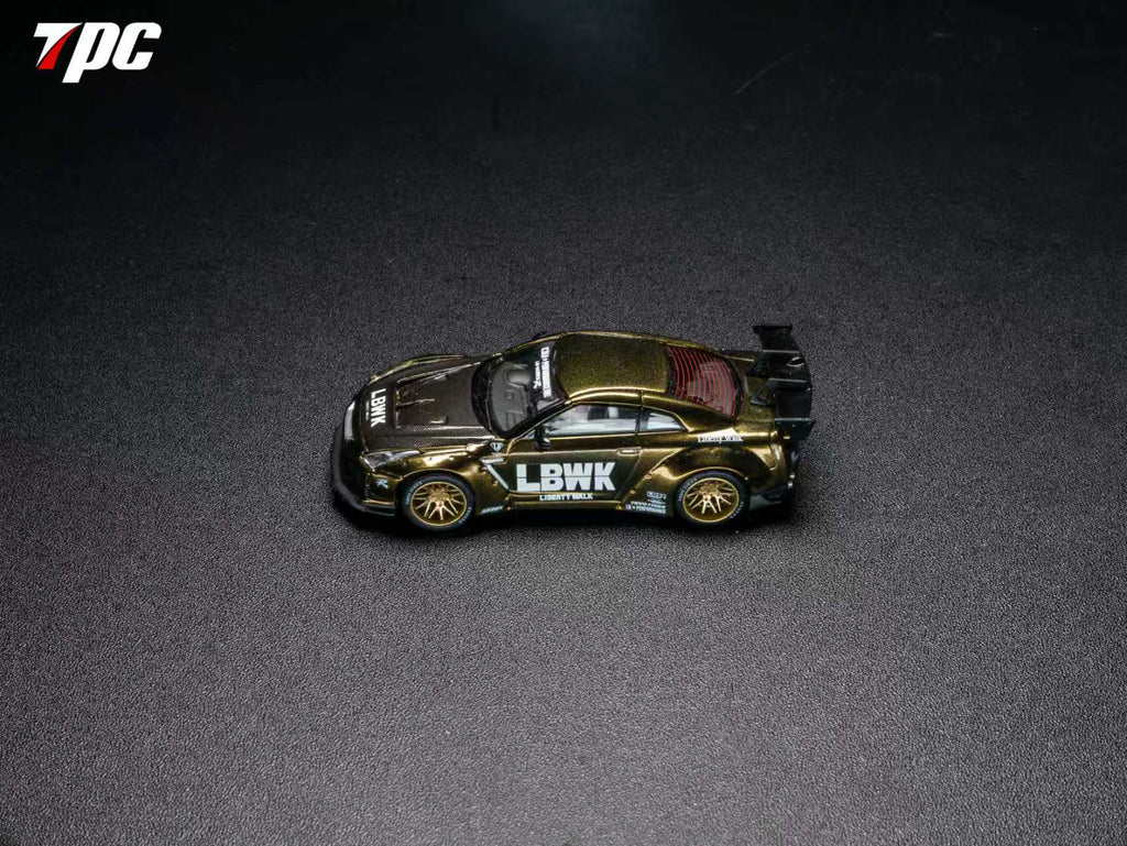 TPC 1:64 LBWK GTR35 Edición Personalizada Camaleón de Titanio