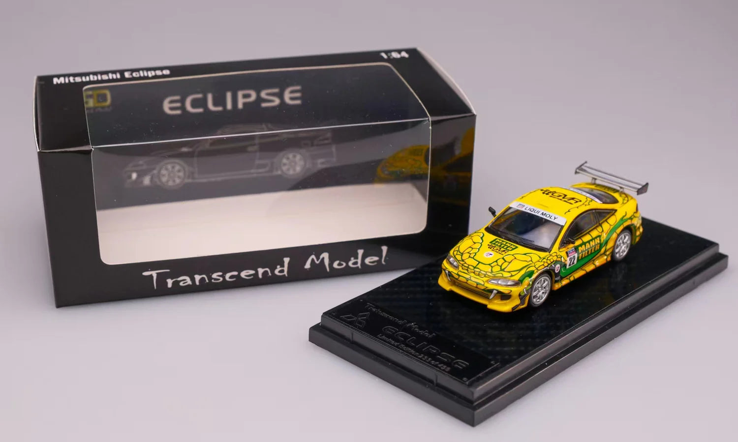 TRANSCEND MODEL 1/64 MITSUBISHI ECLIPSE #22 MANN FILTER