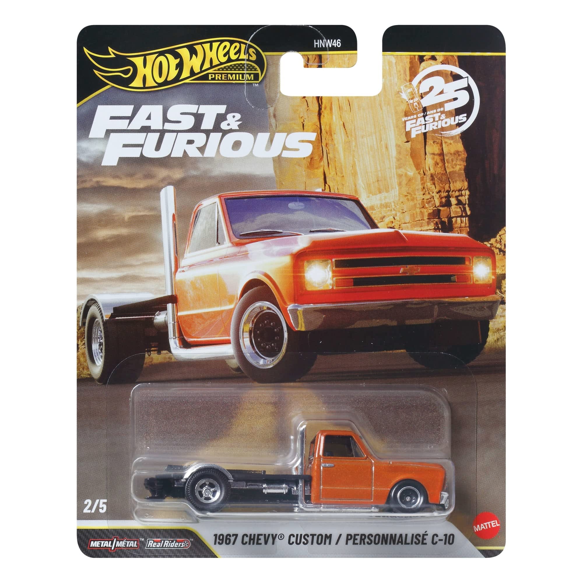 HTWHEELS 1967 CHEVY CUSTOM RAPIDOS Y FURIOSOS 25 ANIVERSARIO