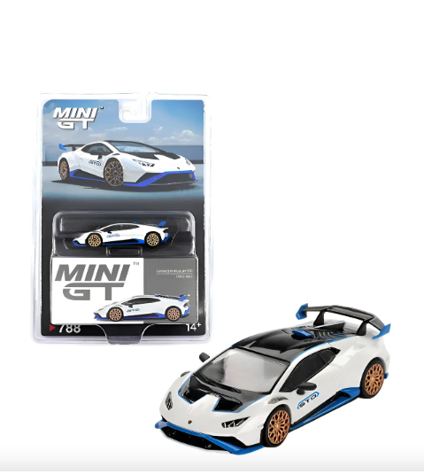 MINI GT 1/64 #788 LAMBORGHINI HURACAN STO BLANCO