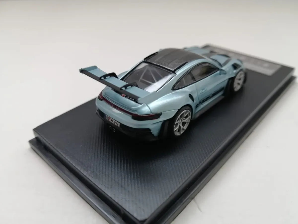 Mj Model Porsche 911 Gt3 Rs Blue Metallic Escala 1:64 Azul Acero