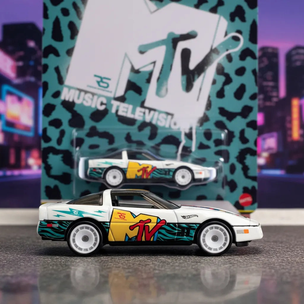 HOTWHEELS PREMIUM CHEVROLET 84 CORVETTE MTV