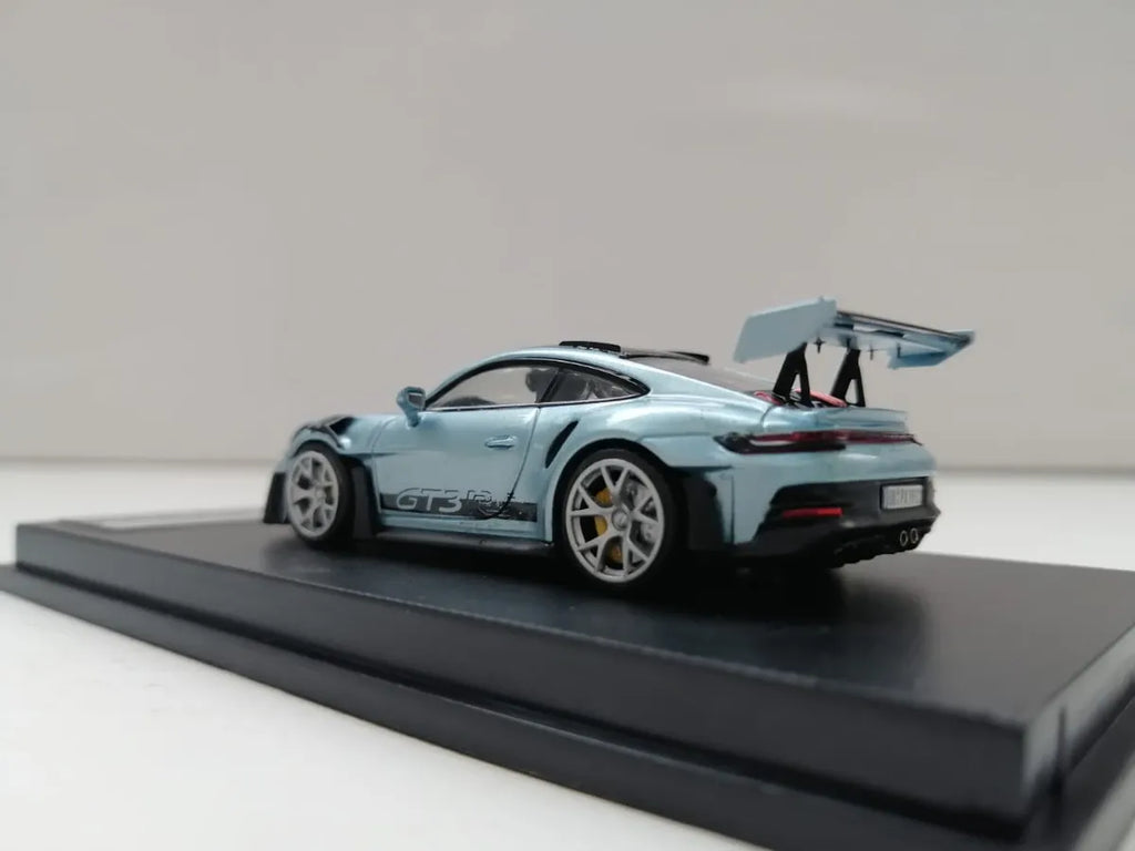 Mj Model Porsche 911 Gt3 Rs Blue Metallic Escala 1:64 Azul Acero