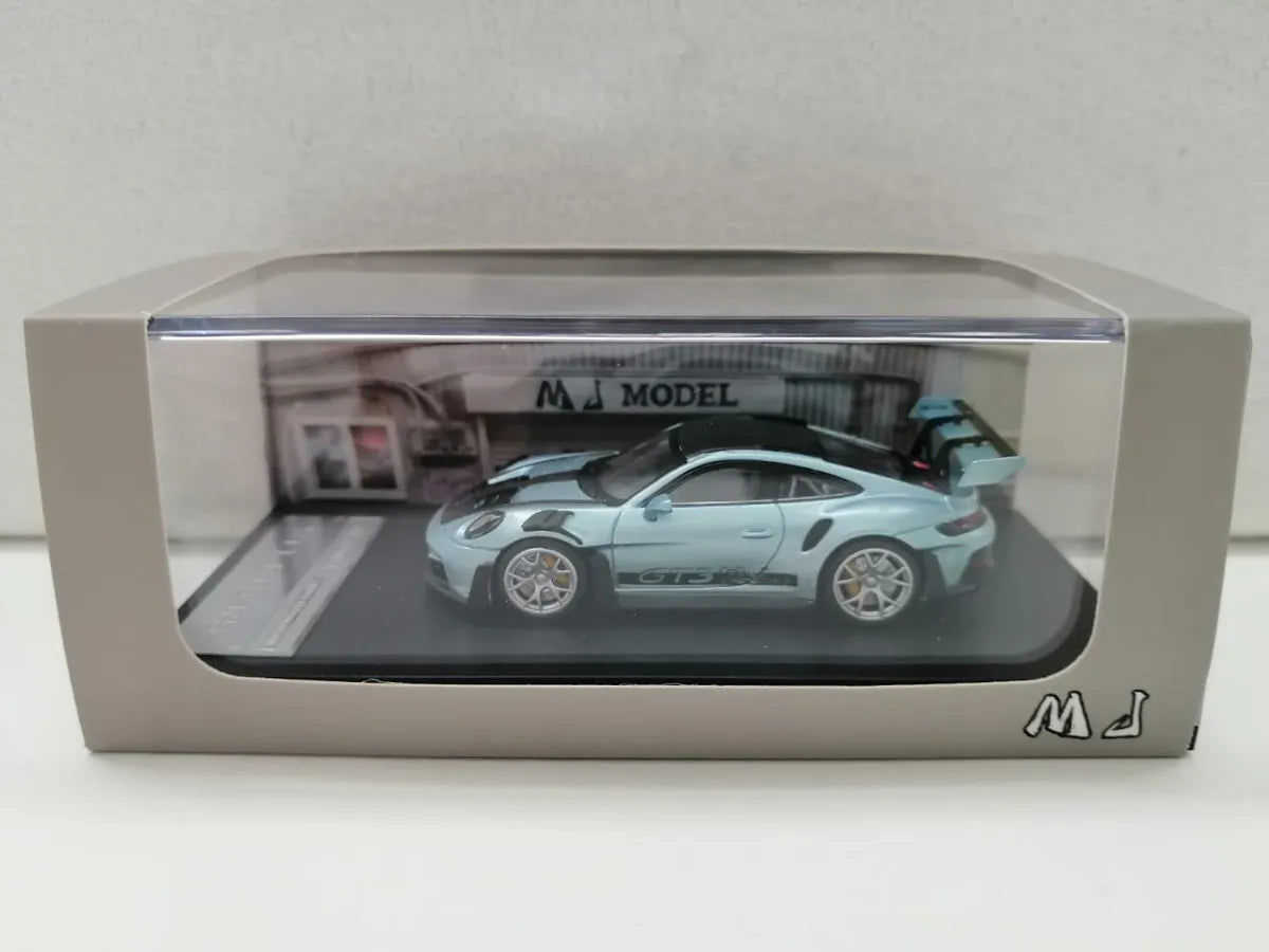 Mj Model Porsche 911 Gt3 Rs Blue Metallic Escala 1:64 Azul Acero