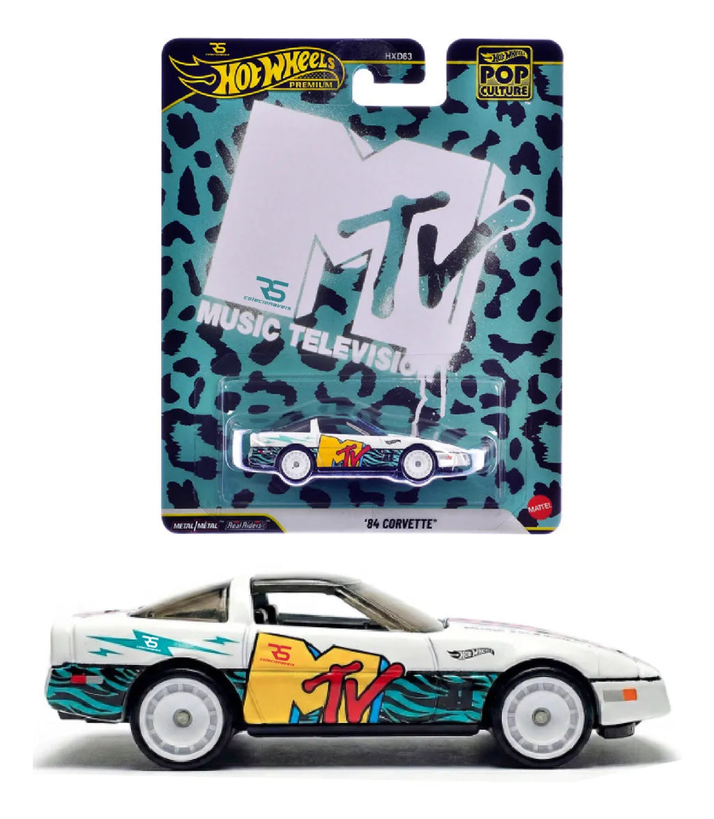 HOTWHEELS PREMIUM CHEVROLET 84 CORVETTE MTV