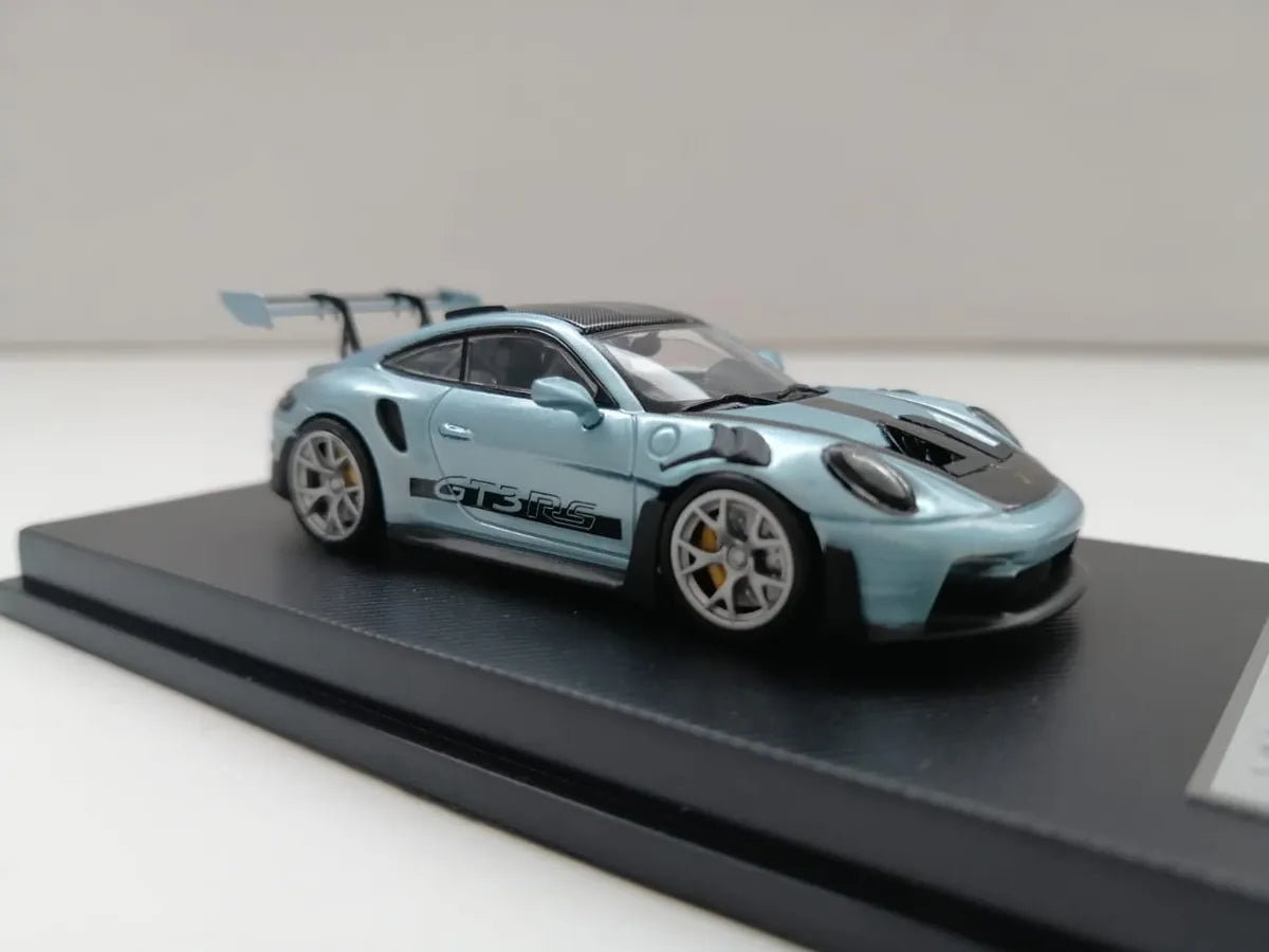 Mj Model Porsche 911 Gt3 Rs Blue Metallic Escala 1:64 Azul Acero