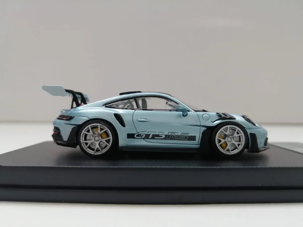 Mj Model Porsche 911 Gt3 Rs Blue Metallic Escala 1:64 Azul Acero