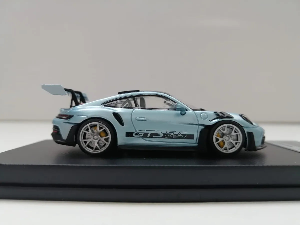 Mj Model Porsche 911 Gt3 Rs Blue Metallic Escala 1:64 Azul Acero