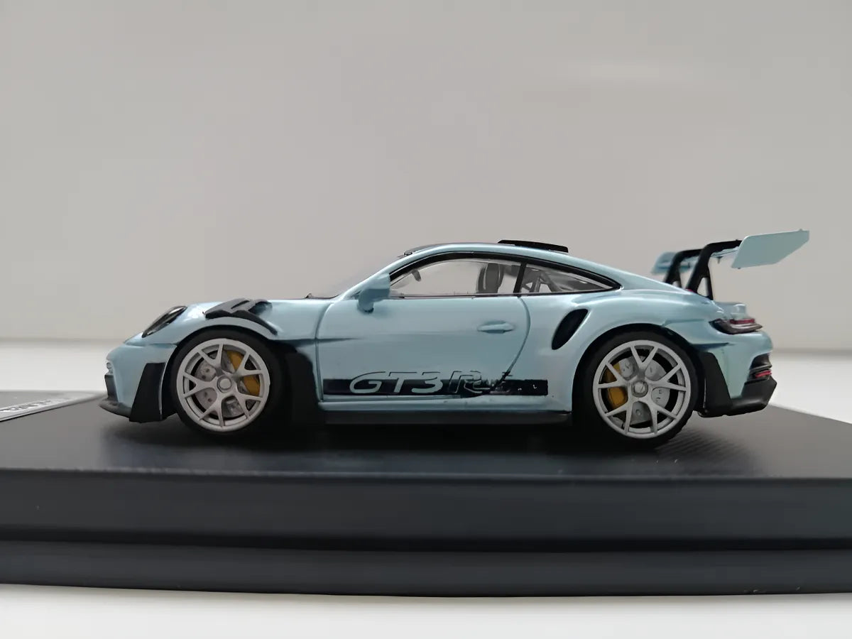 Mj Model Porsche 911 Gt3 Rs Blue Metallic Escala 1:64 Azul Acero