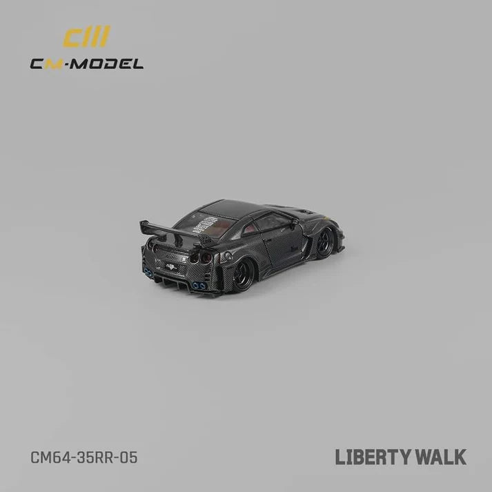 CM Model 1/64 Diecast Model Nissan GT-R R35 Super Silhouette 35GT-RR 3.0 Full Carbon Black