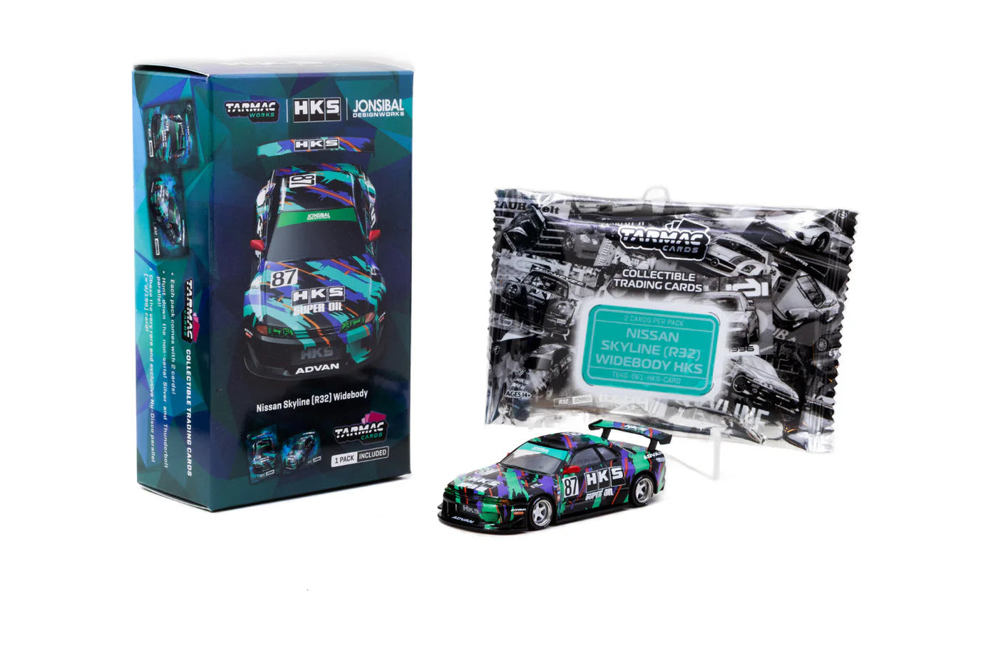 TARMAC 1/64 NISSAN SKYLINE R32 WIDEBODY  HKS