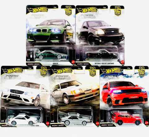 HOTWHEELS SET DE 5 POWER TRIP