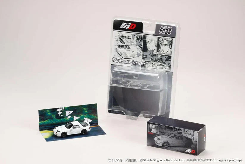 HOBBY JAPAN 1/64 MAZDA RX7 FC3S INITIAL D