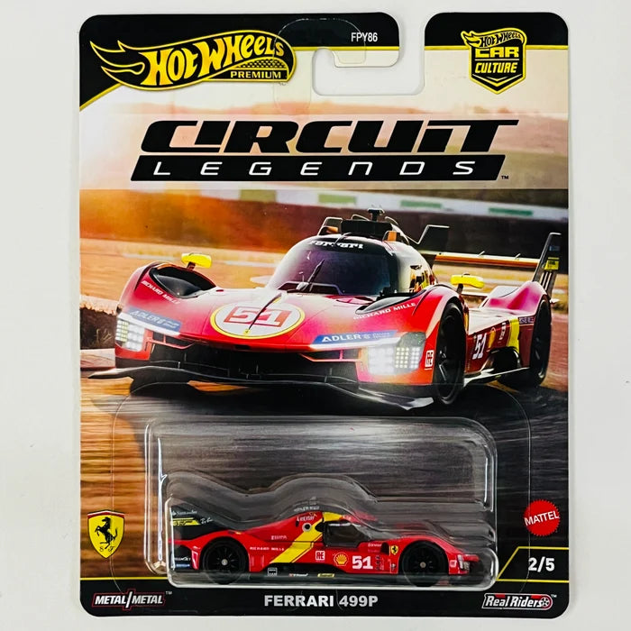 Hot Wheels Premium Car Culture Circuit Legends Ferrari 499P