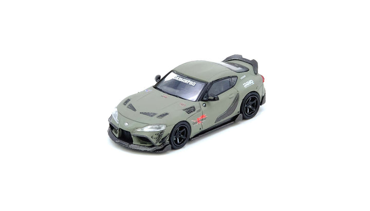 INNO64 1/64 TOYOTA SUPRA (A90) DARWINPRO MATT GREEN