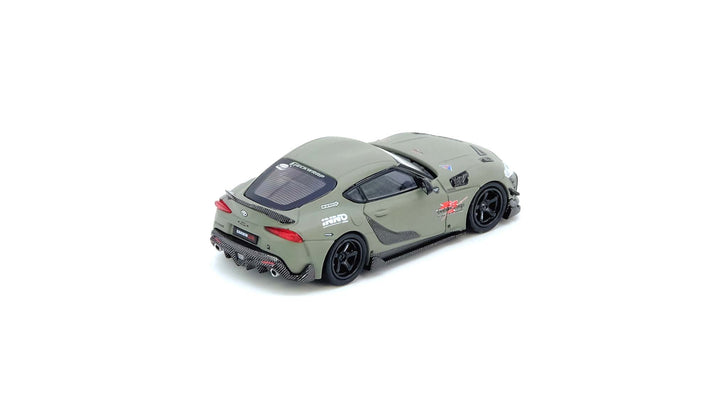INNO64 1/64 TOYOTA SUPRA (A90) DARWINPRO MATT GREEN
