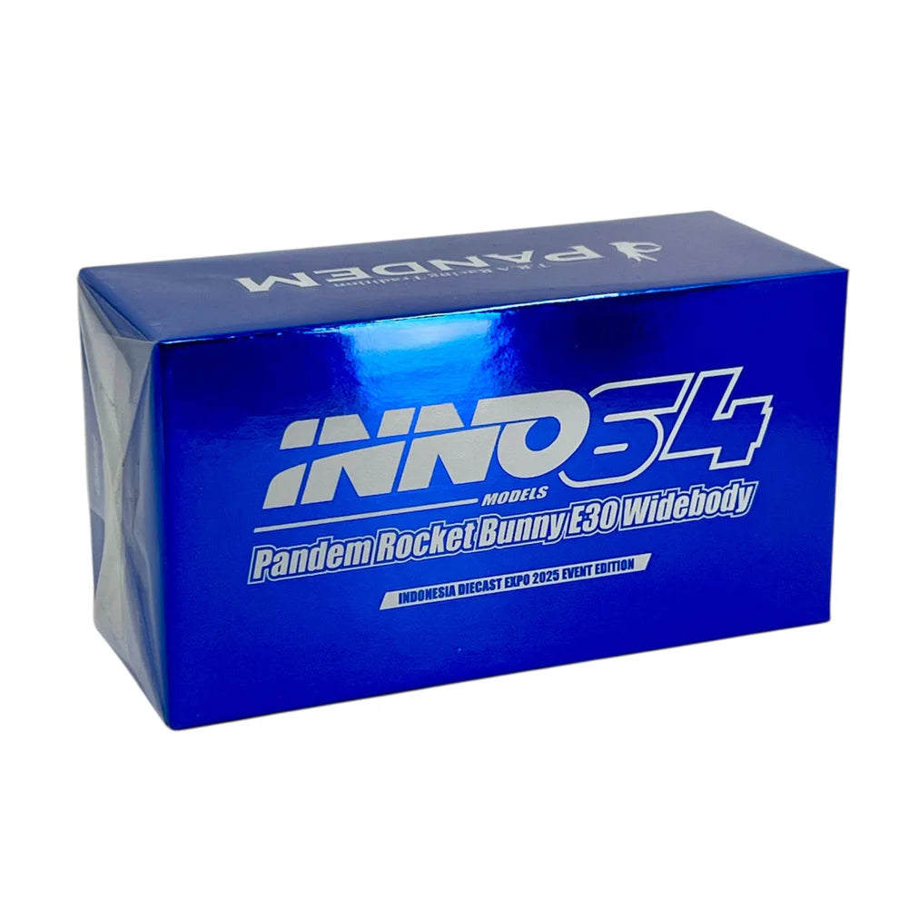 INNO64 - BMW E30 Widebody  "Pandem Rocket Bunny" Blue - 2025 Indonesia Diecast Expo (IDE-XII)