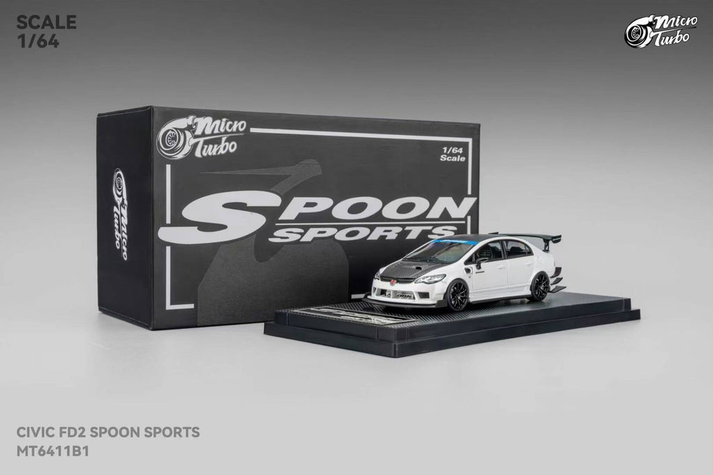 MICRO TURBO 1/64 HONDA CIVIC FD2 SPOON SPORTS