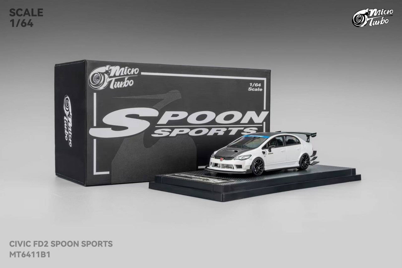 MICRO TURBO 1/64 HONDA CIVIC FD2 SPOON SPORTS