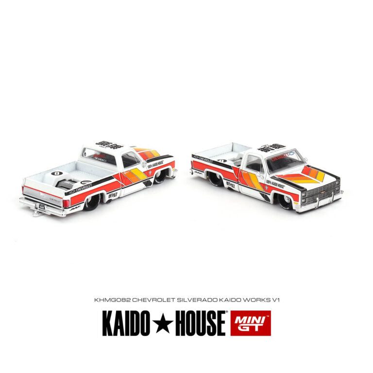 Mini GT Kaido House KHMG082 Chevrolet Silverado KAIDO WORKS V1