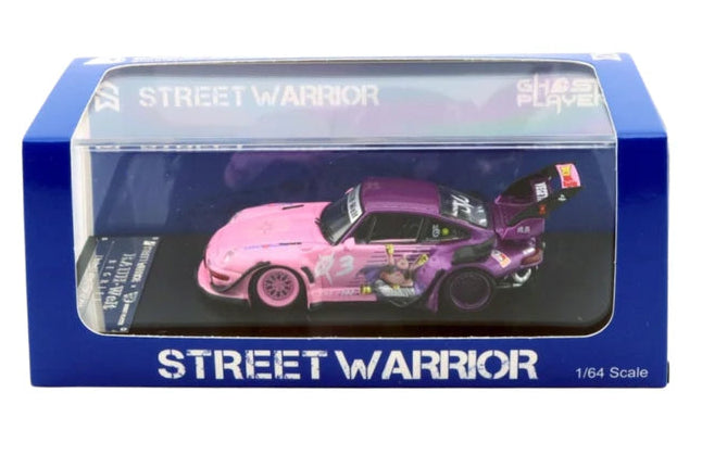 STREET WARRIOR 1/64 PORSCHE  RWB 993 MAJIN BUU ROSA