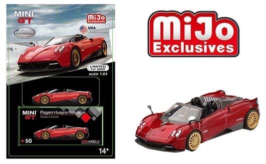 Mini GT 1:64 Pagani Huayra Roadster (Rojo) (Exclusivo de EE. UU