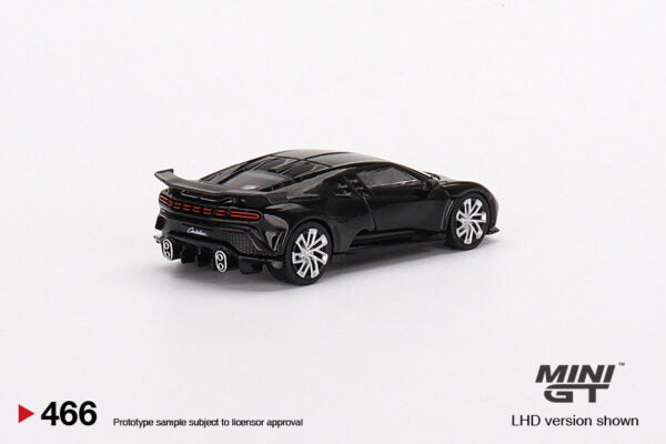 Mini GT 1:64 Bugatti Centodieci Negro – Exclusivo MiJo Blister