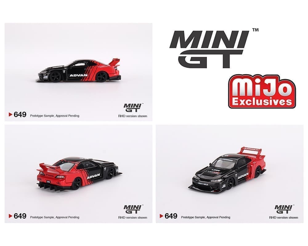 Mini GT 1:64 Nissan LB-Super Silhouette S15 SILVIA ADVAN – Exclusivas Mijo Blister